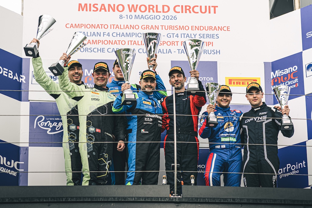 Villadsen og Magnussen klar til GT3-opgør på Imola Circuit.
(Foto: Team Spirit Racing)